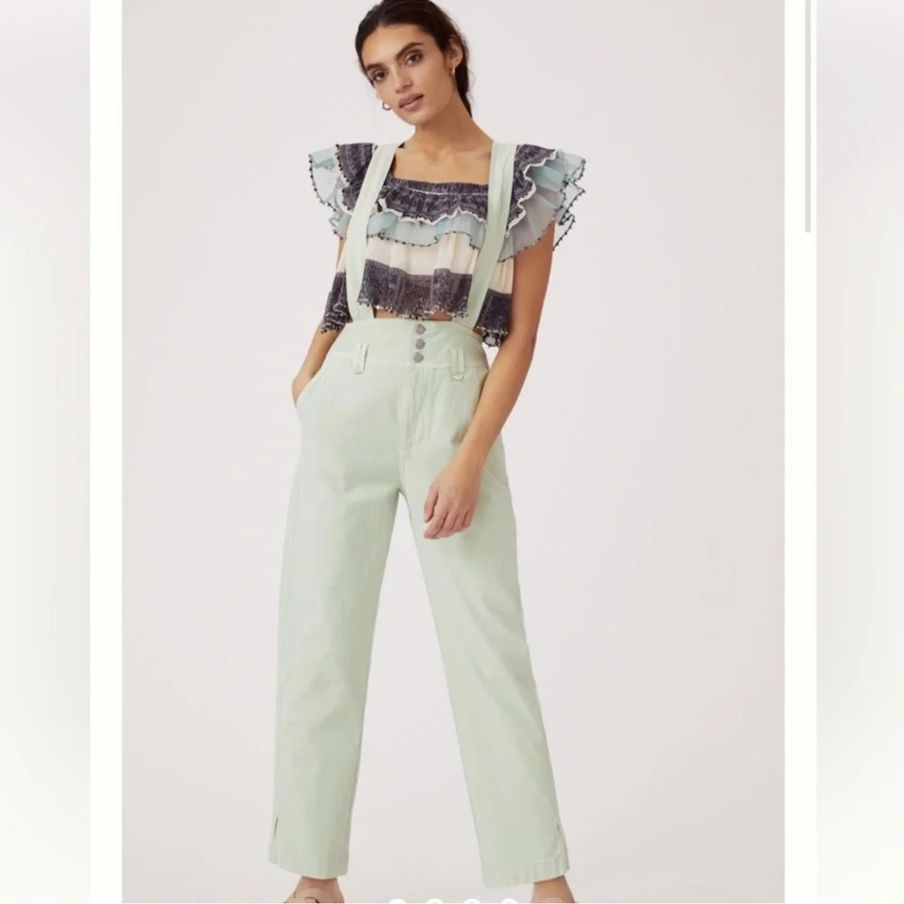 NWT Anthropologie Jumpsuit Overalls - Picture 2 of 10